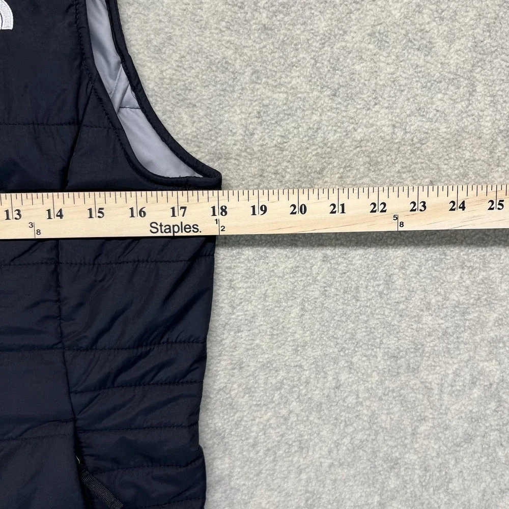 The‎ North Face Girls Black Puffer Vest Size M 10/12 Full Zip